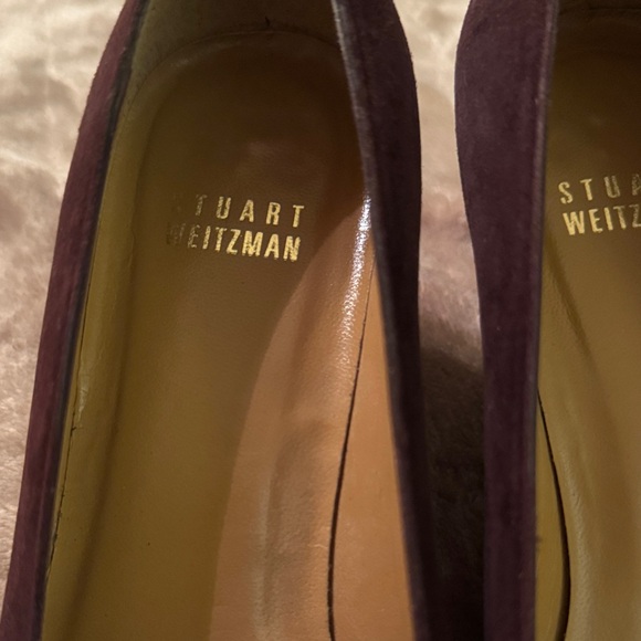 Stuart Weitzman Dark Brown Suede Flats - Picture 2 of 4